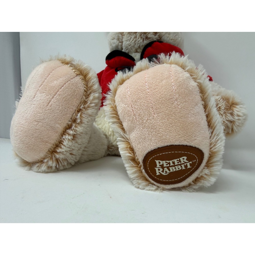 Dan Dee Peter Rabbit 15" Flopsy Bunny Plush Red Jacket Stuffed Animal - Picture 3 of 11